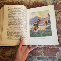 The Deerslayer or the First Warpath - James Fenimore Cooper, N.C. Wyeth - 1925 Charles Scribner & Sons vintage hardback)