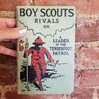 Boy Scout Rivals or A Leader of the Tenderfoot Patrol - Archibald Lee Fletcher 1913 M.A. Donahue Co vintage hardback