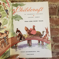 Childcraft Folk and Fairy Tales Vol 3 - Field Enterprises 1949 vintage hardback