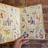 Childcraft Animal Friends and Adventures Vol 4 - Field Enterprises 1949 vintage hardback