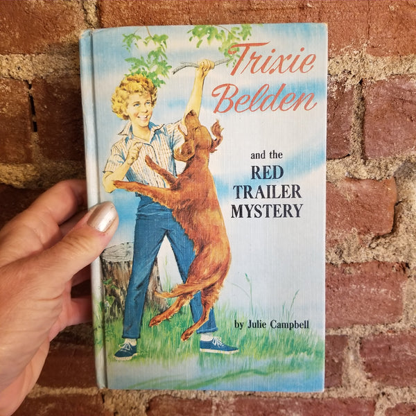Trixie Belden and the Red Trailer Mystery (Trixie Belden #2) - Julie Campbell 1950 Whitman Publishing vintage hardback