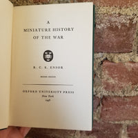 A Miniature History of the War - R.C.K. Ensor 1946 Oxford University Press vintage hardback