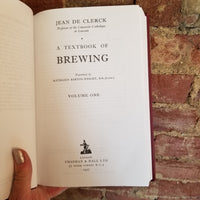 A Textbook of Brewing Vol 1 & 2- Jean De Clerck- Siebel Institute of Technology RARE hardbacks