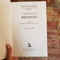 A Textbook of Brewing Vol 1 & 2- Jean De Clerck- Siebel Institute of Technology RARE hardbacks