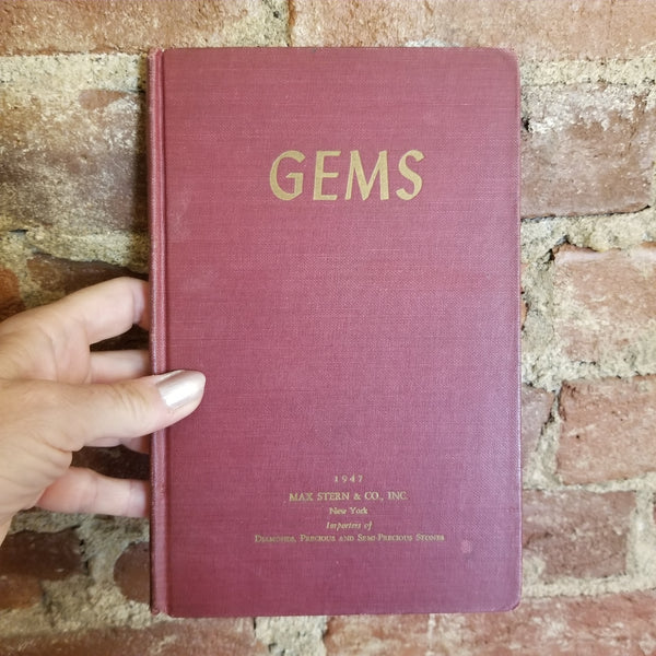 Gems: Facts, Fantasies, Superstitions, Legends- 1947 Max Stern & Co vintage hardback