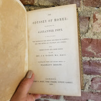 The Odyssey of Homer: To Which are added The Battle of the Frogs and Mice by Parnell; and the Hymns by Chapman and Others - Alexander Pope (trans.) 1859 Henry G. Bohn, London vintage hardback