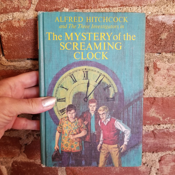 The Mystery of the Screaming Clock - Robert Arthur 1968 Random House vintage hardback