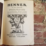 Henner Masterpieces in Color  - François Crastre 1913 Frederick A. Stokes Co vintage hardback