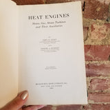 Heat Engines - Steam, Gas, Steam Turbines and Their Auxiliaries - John R. Allen  1941 McGraw Hill vintage hardback