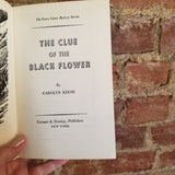 The Clue of the Black Flower-  Carolyn Keene 1956 Grosset & Dunlap vintage hardback