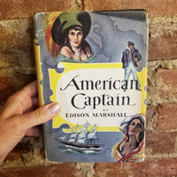 American Captain - Edison Marshall 1954 Farrar, Strauss & Young vintage hardback