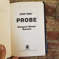 STAR TREK: PROBE  - Margaret Wander Bonanno 1992 Pocket Books hardback