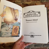 Treasure Island Children's Classics - Robert Louis Stevenson - 1988 World Book Treasury of Classics vintage hardback