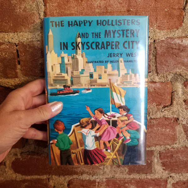 The Happy Hollisters and the Mystery in Skyscraper City - Jerry West  1959 Garden City Books 1st edition vintage hardback