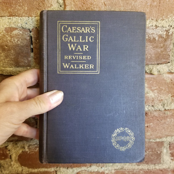 Caesar's Gallic War Books 1-4 - Arthur Walker 1926 Scott, Foresman & Co vintage hardback