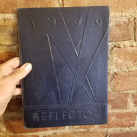 Reflector - Trafford High School- Trafford, PA 1939 Yearbook hardback