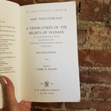 A Vindication of the Rights of Woman - Mary Wollstonecraft 1988 Norton Critical edition paperback