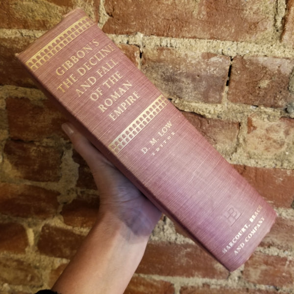 Gibbon's The Decline and Fall of the Roman Empire: A One Volume Abridgement - D.M. Low, Edward Gibbon 1960 Harcourt, Brace & Co vintage hardback