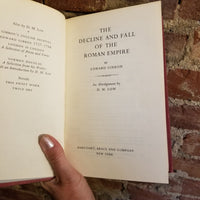 Gibbon's The Decline and Fall of the Roman Empire: A One Volume Abridgement - D.M. Low, Edward Gibbon 1960 Harcourt, Brace & Co vintage hardback