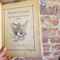 Mother Goose: The Most Popular Nursery Jingles (1880's) W.B. Conkey Co vintage hardback