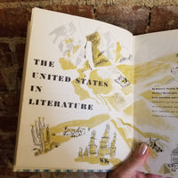 The United States in Literature (America Reads) - Robert C. Pooley 1957 Scott Foresman & Co vintage hardback
