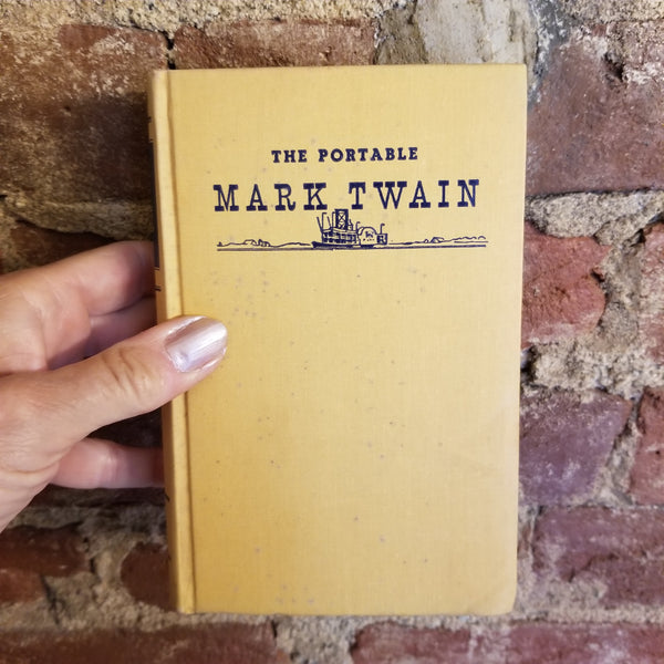 The Portable Mark Twain - Mark Twain 1946 The Viking Press vintage hardback