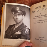 God Is My Co-Pilot - Robert L. Scott Jr. 1943 Charles Scribner's Sons vintage hardback