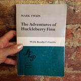 The Adventures of Huckleberry Finn: With Reader's Guide 1972 Amsco School Publications paperback
