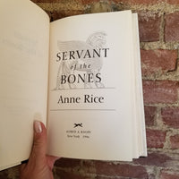 Servant of the Bones - Anne Rice 1996 Alfred A. Knopf 1st edition hardback