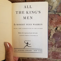 All the King's Men - Robert Penn Warren 1953 Modern Library vintage hardback
