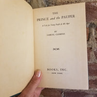 The Prince and the Pauper - Samuel Clemens (Mark Twain) - 1953 Books, Inc. vintage hardback