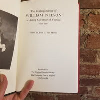 The Correspondence of William Nelson as Acting Governor of Virginia, 1770-1771 - John Van Horne  1975 Virginia Historical Society vintage hardback