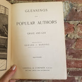 Gleanings From Popular Authors: Grave & Gay- Edward John Harding -1886 Cassell & Company Limited Illustrated Hardcover