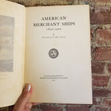 American Merchant Ships, 1850-1900 - Frederick Matthews -1930 American Research Society #21 -1st edition vintage hardback