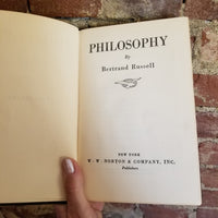 Philosophy - Bertrand Russell 1927 W.W. Norton vintage hardback