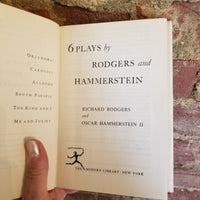 Six Plays by Rodgers and Hammerstein - Oscar Hammerstein II- 1959 First Modern Library edition hardback