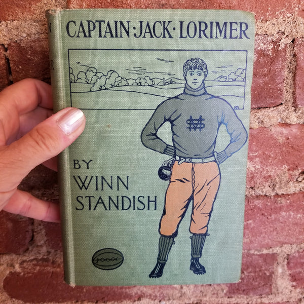 Captain Jack Lorimer: Or The Young Athletes Of Millvale High - Winn Standish 1906 A.L. Burt Co. vintage hardback