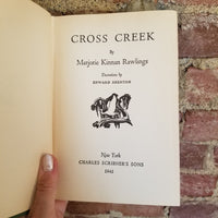 Cross Creek - Marjorie Kinnan Rawlings 1942 Charles Scribner's Sons 1st edition vintage hardback