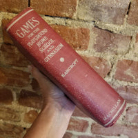 Games for the Playground, Home, School and Gymnasium - Jessie Hubbell Bancroft 1922 The Macmillan Co vintage hardback