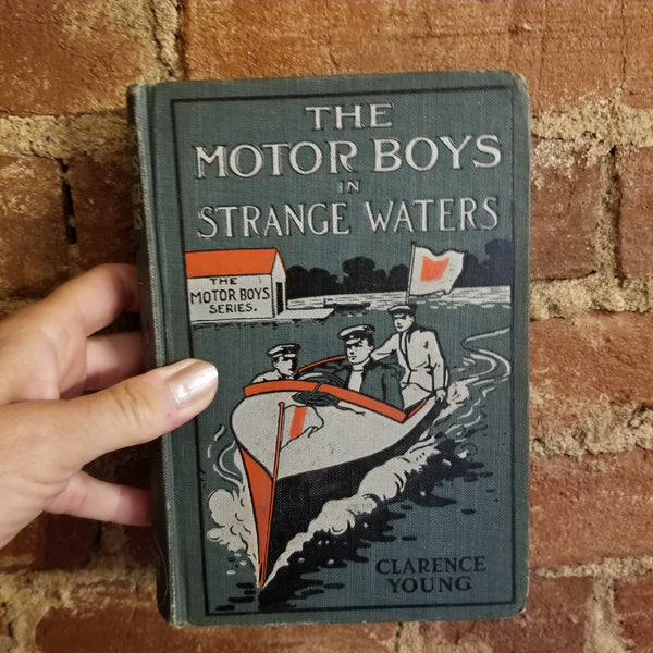 The Motor Boys in Strange Waters: Lost in a Floating Forest -Clarence Young 1909 Cupples & Leon Co vintage hardback