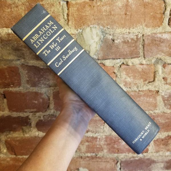 Abraham Lincoln: The War Years, Vol 3 - Carl Sandburg 1939 Harvcourt, Brace & World vintage hardback