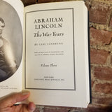 Abraham Lincoln: The War Years, Vol 3 - Carl Sandburg 1939 Harvcourt, Brace & World vintage hardback