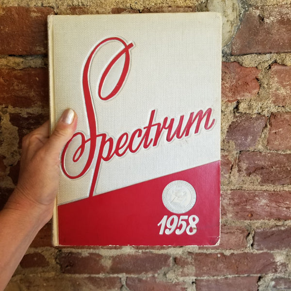 The Spectrum - North Central College Napierville, IL 1958 yearbook hardback