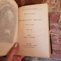 ASTORIA : True Life Tale of the Dangerous and Daring Enterprise beyond the Rocky Mountains Volume VII - Washington Irving 1849 J.P. Putnam's Sons hardback