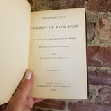 Shakespeare's Tragedy of King Lear - Henry Hudson 1889 Ginn & Co vintage hardback