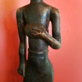 Hand-carved 25" Wood Vintage Tribal African Art Figure