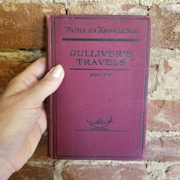 Gulliver's Travels - Jonathan Swift - Paths to Knowledge- 1886 Ginn & Co vintage hardback