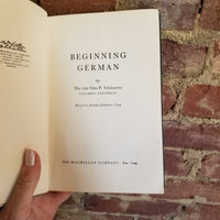 Beginning German - Otto P. Schinnerer 1957 The Macmillan Co 3rd printing vintage hardback