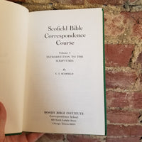 Scofield Bible Correspondence Course Vol 1 - C.I. Scofield 1981 Moody Bible Institute 10th printing hardback