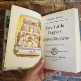 The Five Little Peppers and How They Grew - Margaret Sidney 1948 Illustrated Junior Library vintage HBDJ